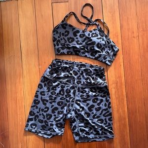 Amazon animal print workout set